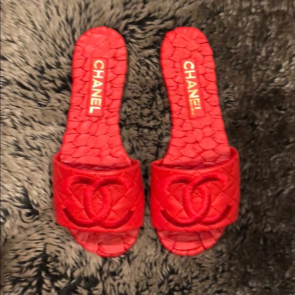 CHANEL Shoes - 2018 Chanel Quilted Slide Sandals